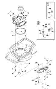 Part Location Diagram of 09T502-1513-H1 Murray * Engine, Briggs And Stratton Series 450